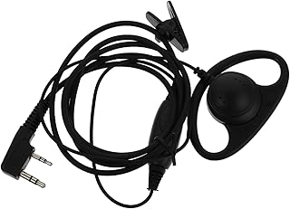 Uonlytech 1Pc Walkie Talkie Cabo Interfone Fone De Ouvido Fone De Ouvido Fone De Ouvido Rádio Fone De Ouvido Com Fio Fone De Ouvido Interfone Fone De Ouvido Com Fio Interfone Fone De Ouvido