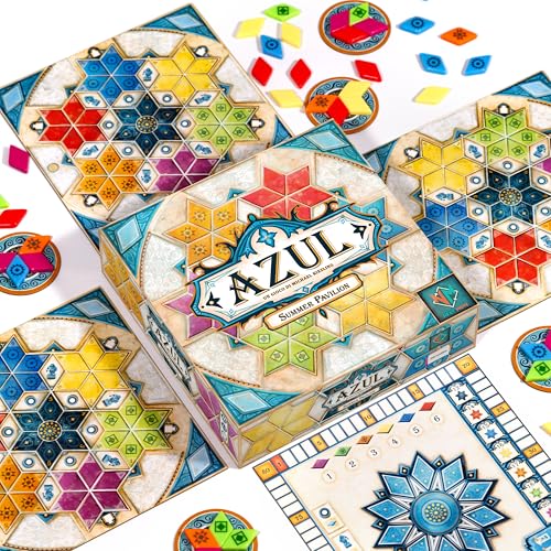 Asmodee – Azul: Summer Pavilion – Brettspiel Platzierung Karten – Ansicht 2