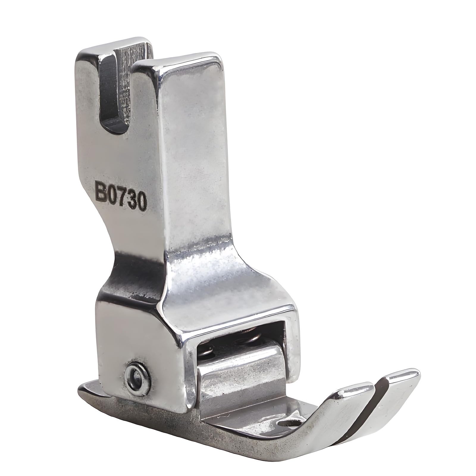 Tsophreniq Extended Presser Foot for Flatbed Sewing Machines Sturdy Steel Construction Smooth Cloth Feeding Steel Presser Foot for Sewing Machine