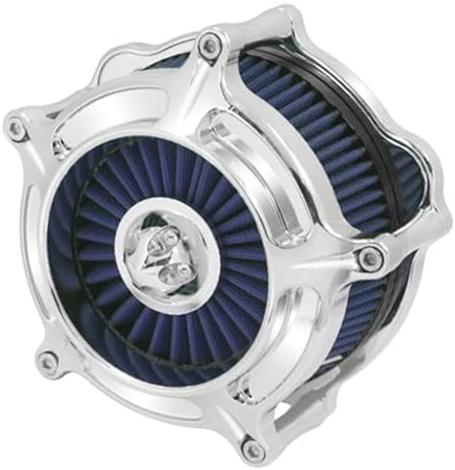 Motorrad-Lufteinlassfilter Motorrad-Luftfilter-Reiniger-Ansaugsystem, Passend für Harley für Sportster XL 2004