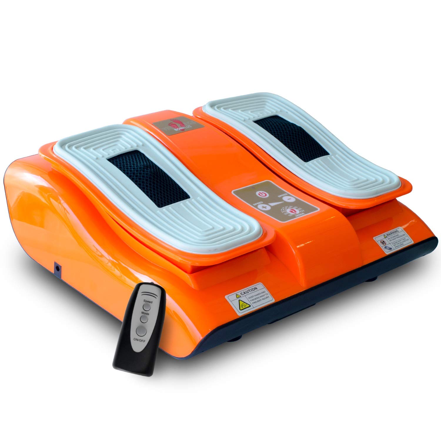 Bonplus BP Foot Massager 30W, Vibralegs, Leg Massager, Shiatsu Massage, Improves Circulation, Relieves Pain, with Remote Control, 2 Vibration Modes, Health