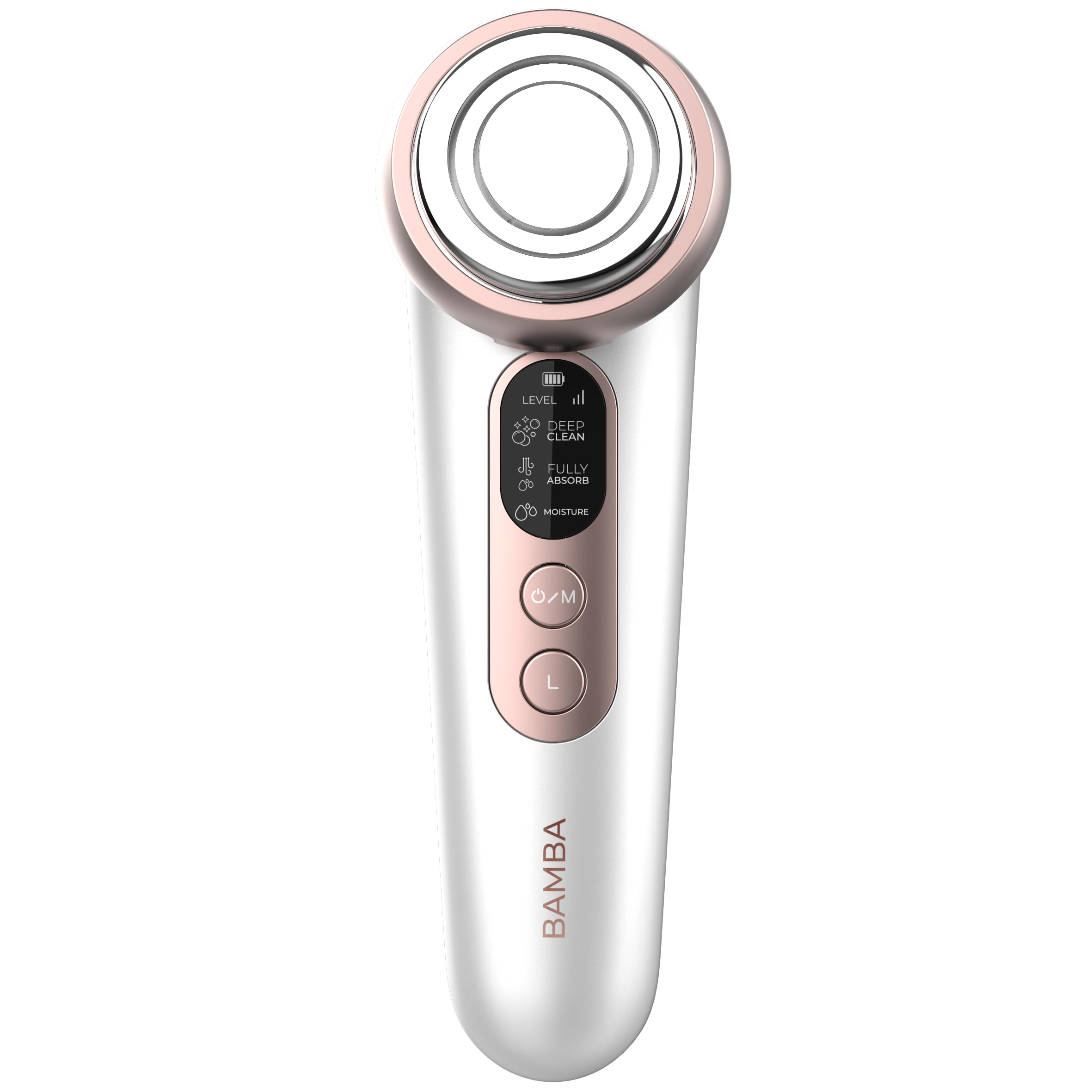 Cecotec Massaggiatore viso FaceCare LightSonic, 3 Modalità, Tecnologia Ionica, Tecnologia di Elettrostimolazione EMS, 5 Livelli di Intensità, Schermo LCD, Autonomia di 60 minuti