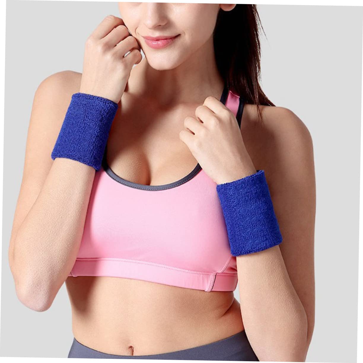 FRCOLOR 2 Sätze Trageschlaufe Handgelenksstärkung Armbinden Stirnband Mit Roten Punkten Riemen Sportgeräte Sport Geräte Gewichtheber-armbänder Handgelenkschutzgurte Polyester 10 Stück * 2