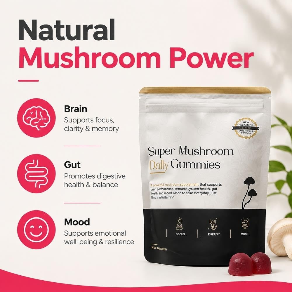 Gommose Super Funghi For Concentrare Energia E Supporto Cerebrale