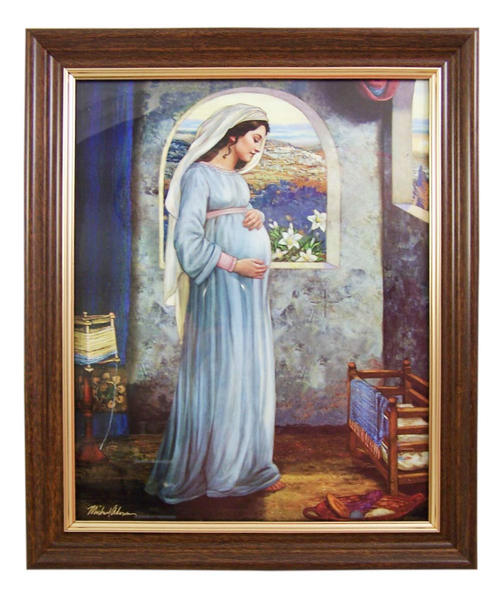 Christian Brands Pregnant Virgin Mary Mother of God Print in