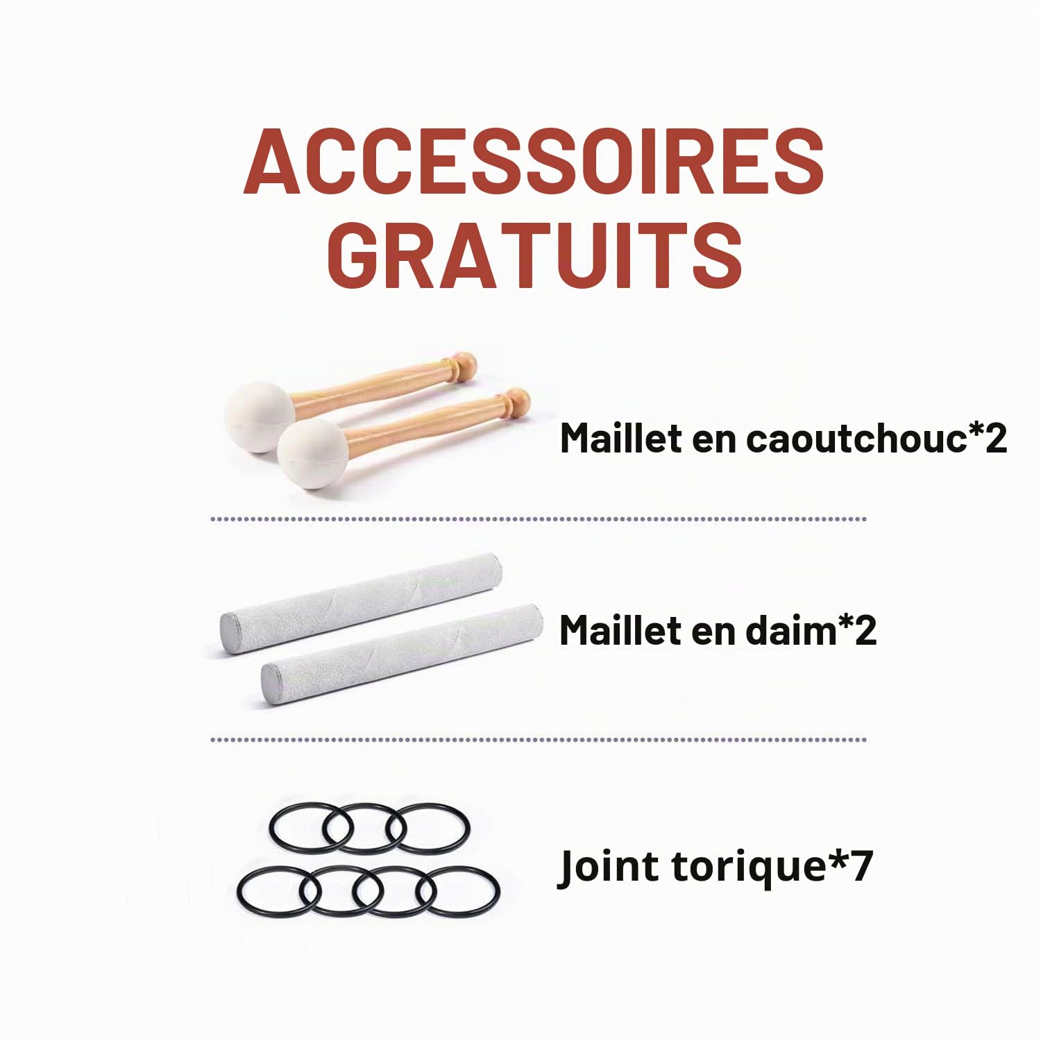 CVNC Lot de 7 bols chantants en cristal de quartz givré avec 2 étuis de transport pour la guérison par le son et la méditation 15 à 30 cm 432 Hz