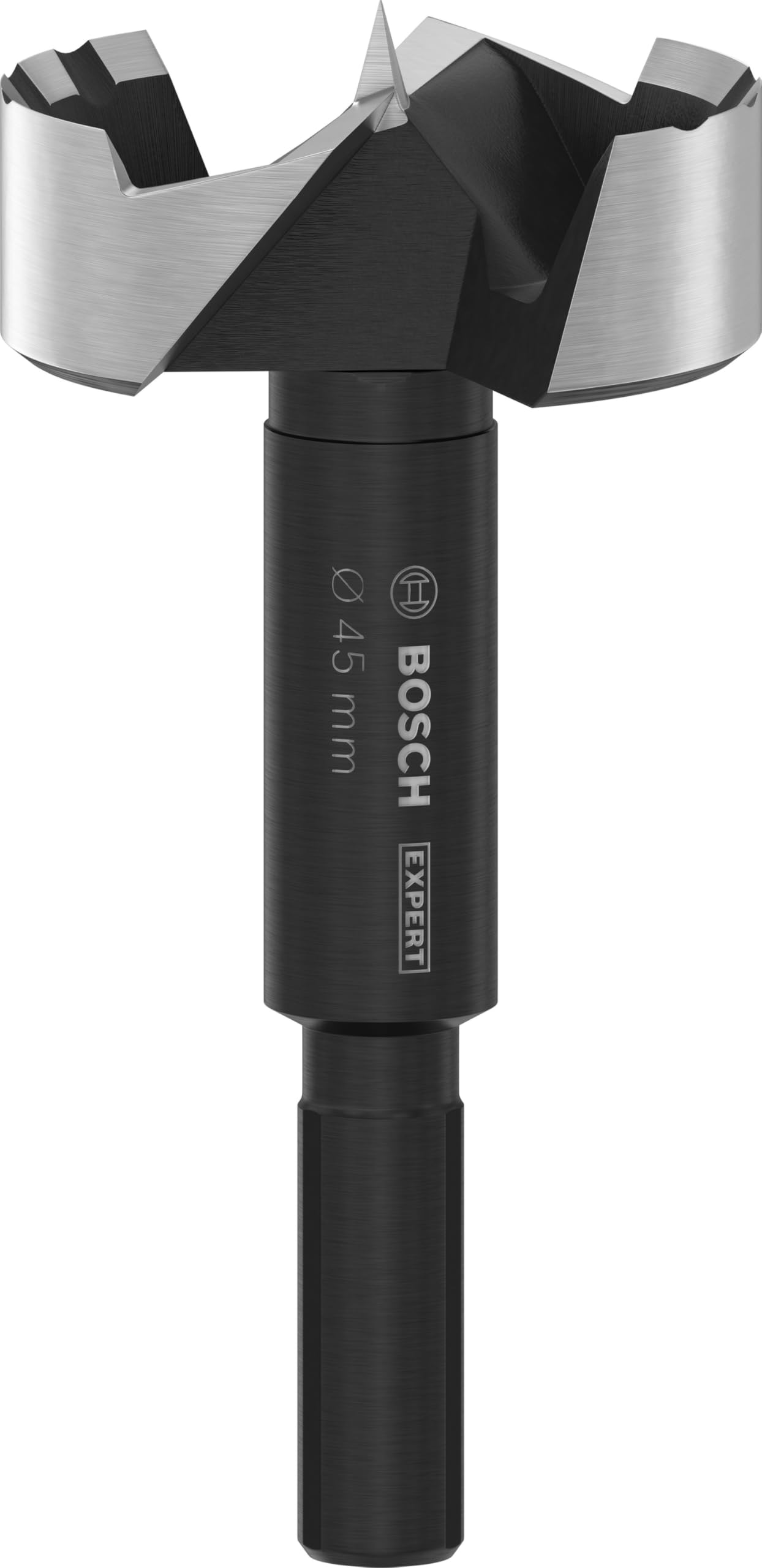 Bosch Bosch 1x EXPERT Wood Forstner Drill Bit (for Softwood, Hardwood, Ø 45,00 mm, Professional Accessory Drill, Driver)