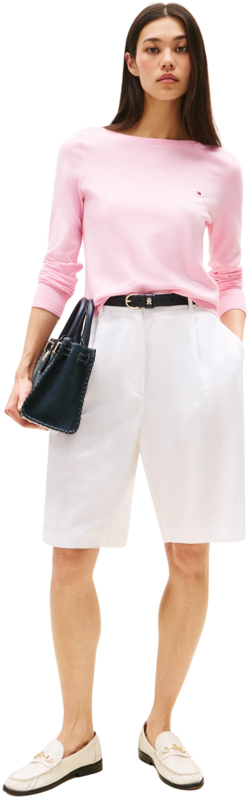 Tommy Hilfiger Swetry damskie, Różowy (Classic Pink), XXS