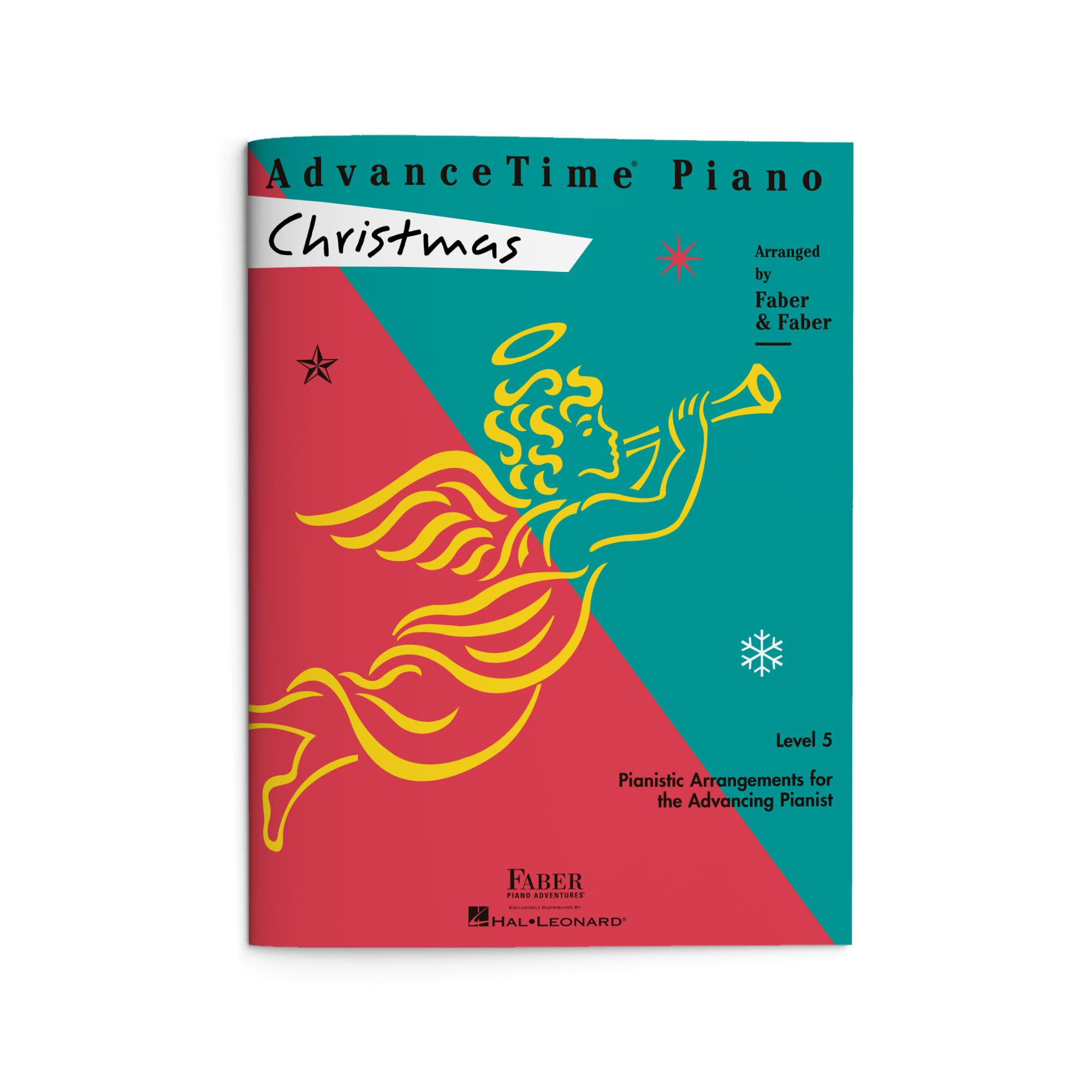 AdvanceTime Piano: Christmas Book - Level 5 | Holiday Sheet Music Songbook for Intermediate Students | Festive Repertoire for Developing Technique | Faber Piano Christmas Music for Teens