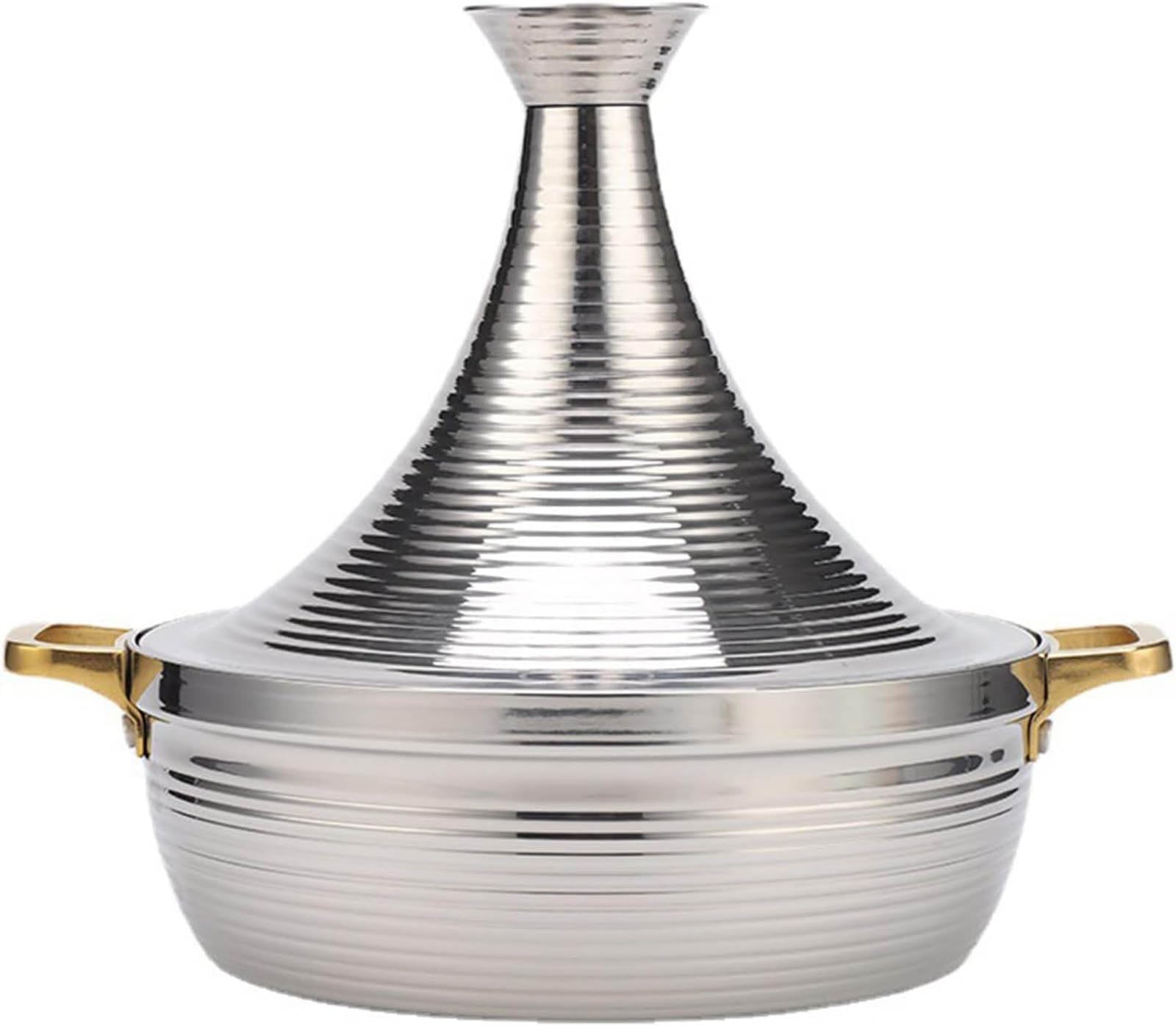 Olla de cocción lenta Tajine marroquí para inducción, estofados perfectos y carnes tiernas