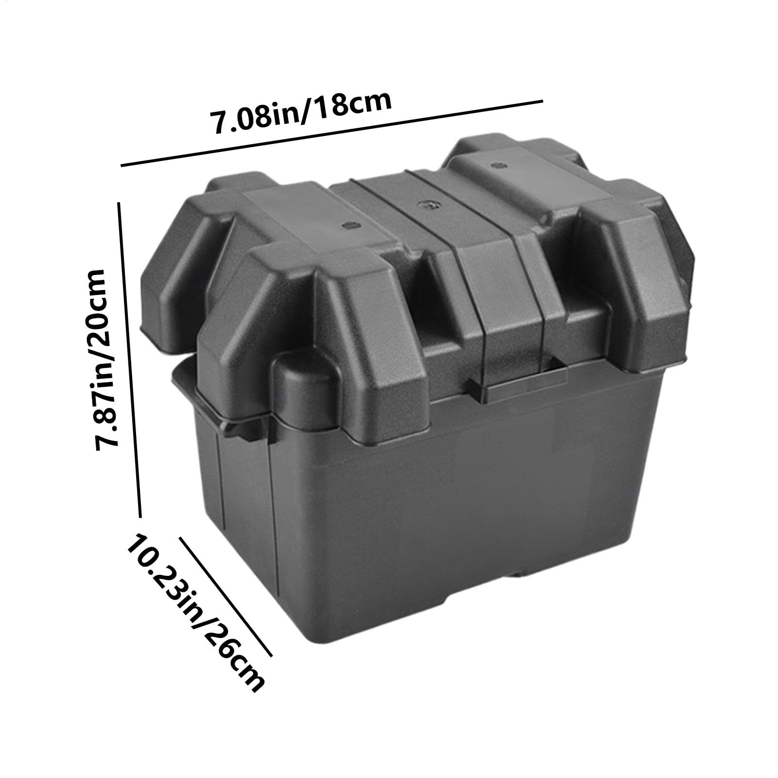 Contenitore per batterie, contenitore per batteria, contenitore per | batteria per auto, resistente, scatola per batteria marina portatile, per batteria automobilistica durevole per una