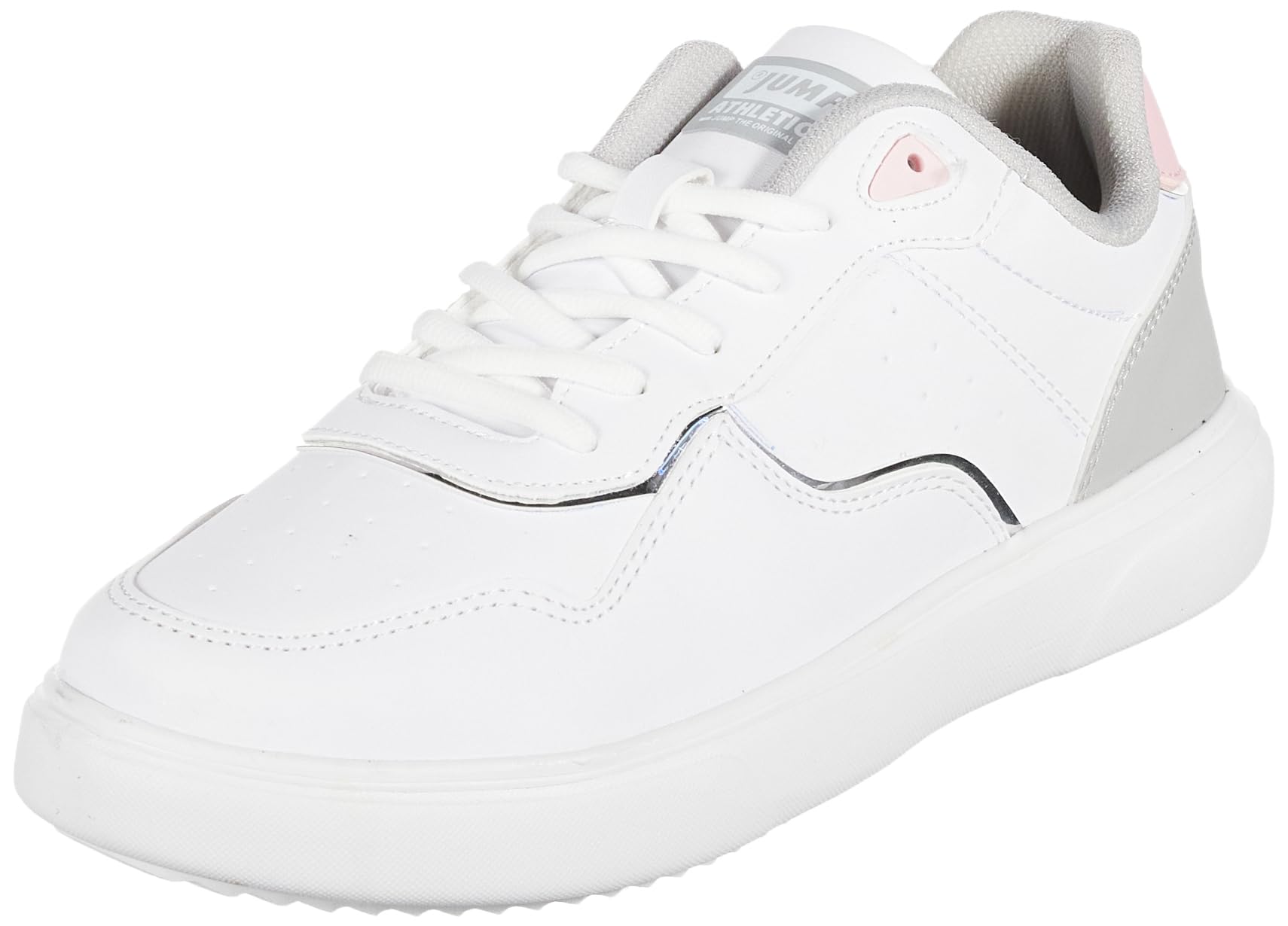 26821 D White Lt Pink Lt Somon Kadın Günlük Ayakkabı 26821-D-WHITE-LT-PINK-LT-SOMON Beyaz