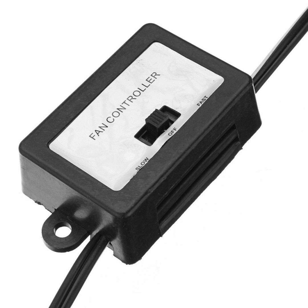 MASO 25,4 cm 12 V samochód Van domowy elektryczny wentylator powietrza obrót o 180° wentylatory biurkowe 2 prędkości przepływu powietrza z klipsem