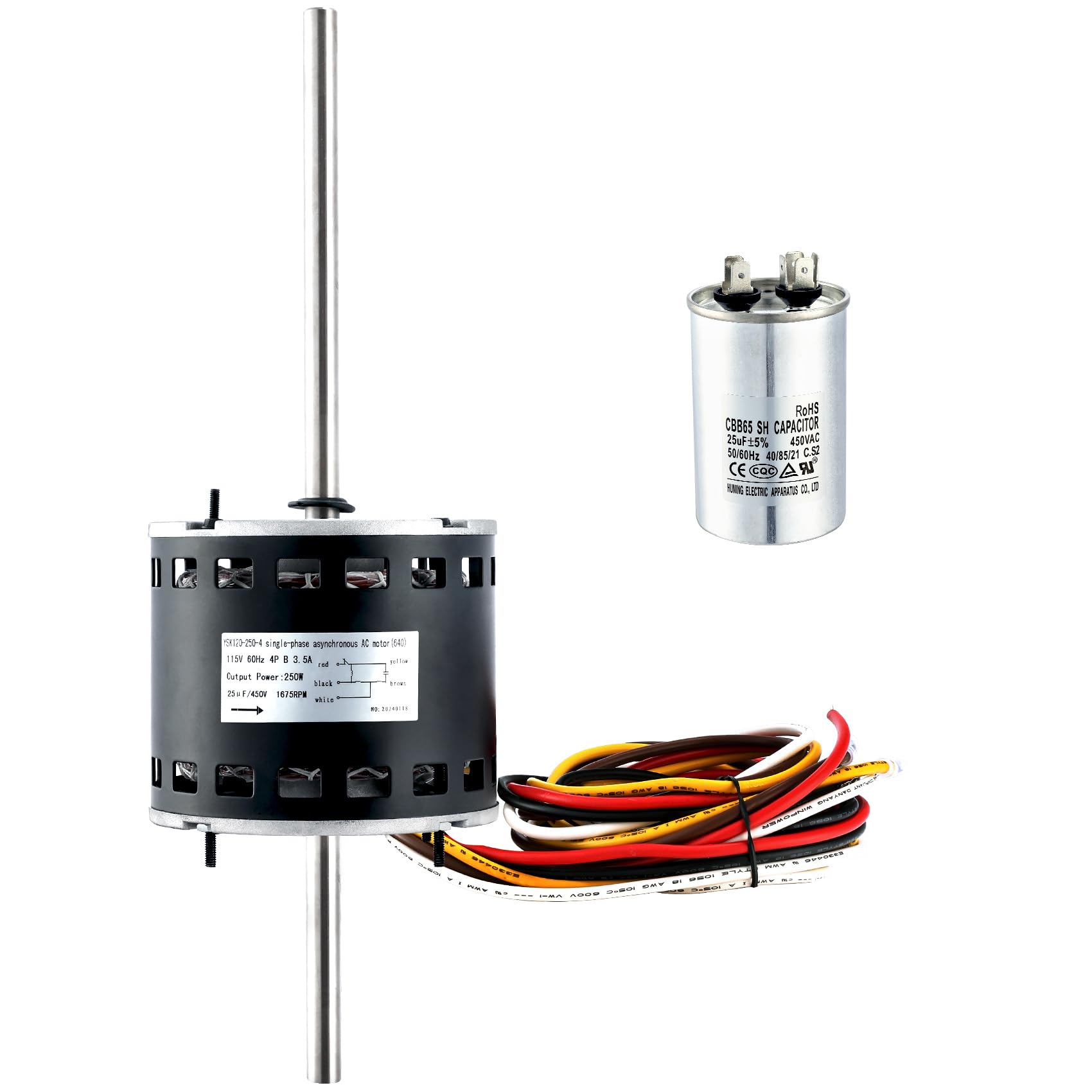 Motore Fasco D1092 Per Condizionatore Camper – 115V 1675 RPM – Con Condensatore