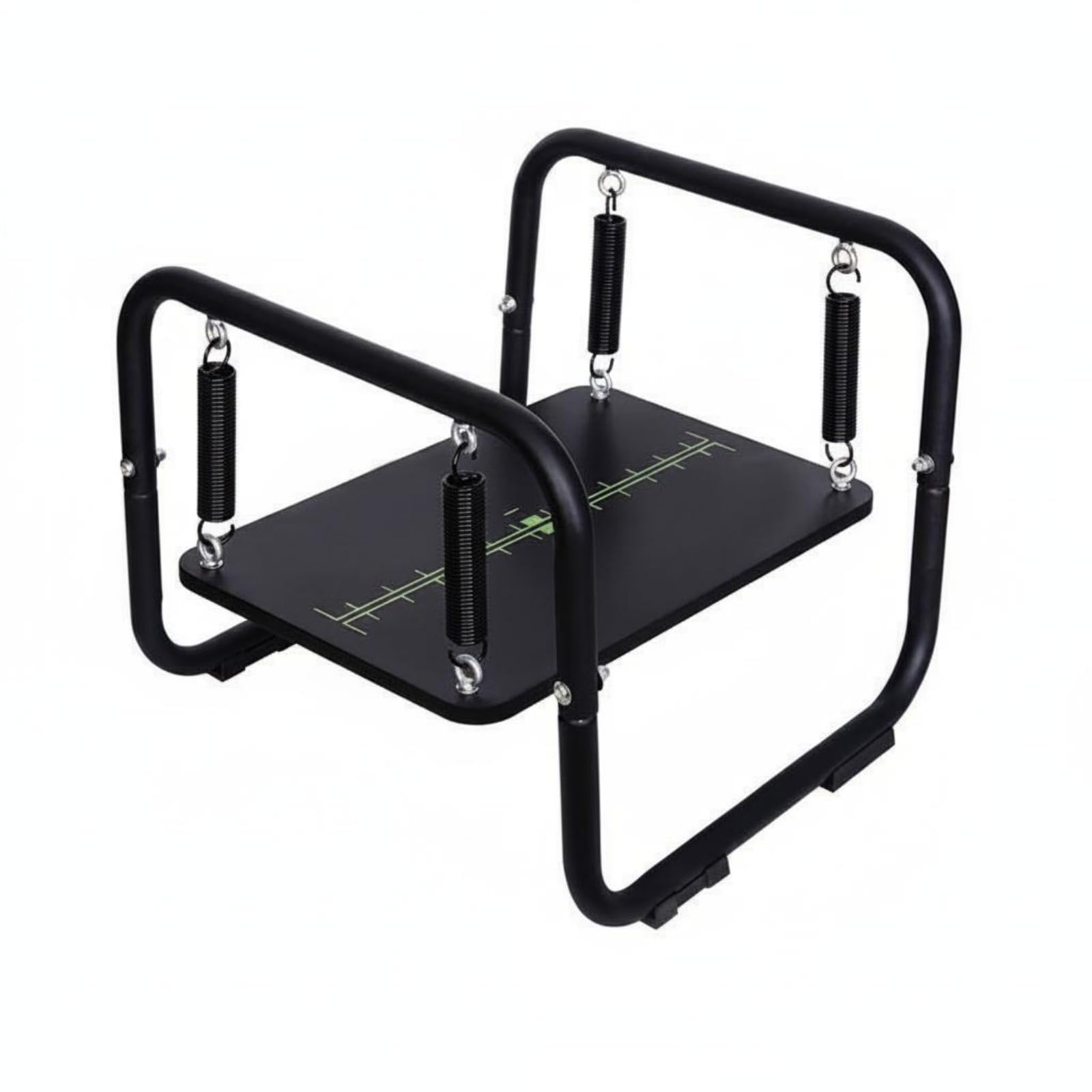 Milageto Tablero de Entrenamiento de Equilibrio Estabilidad Tabla Balanceo Resorte Superficie Inestable Acero Compromiso Postura Controlada Squats Lunges