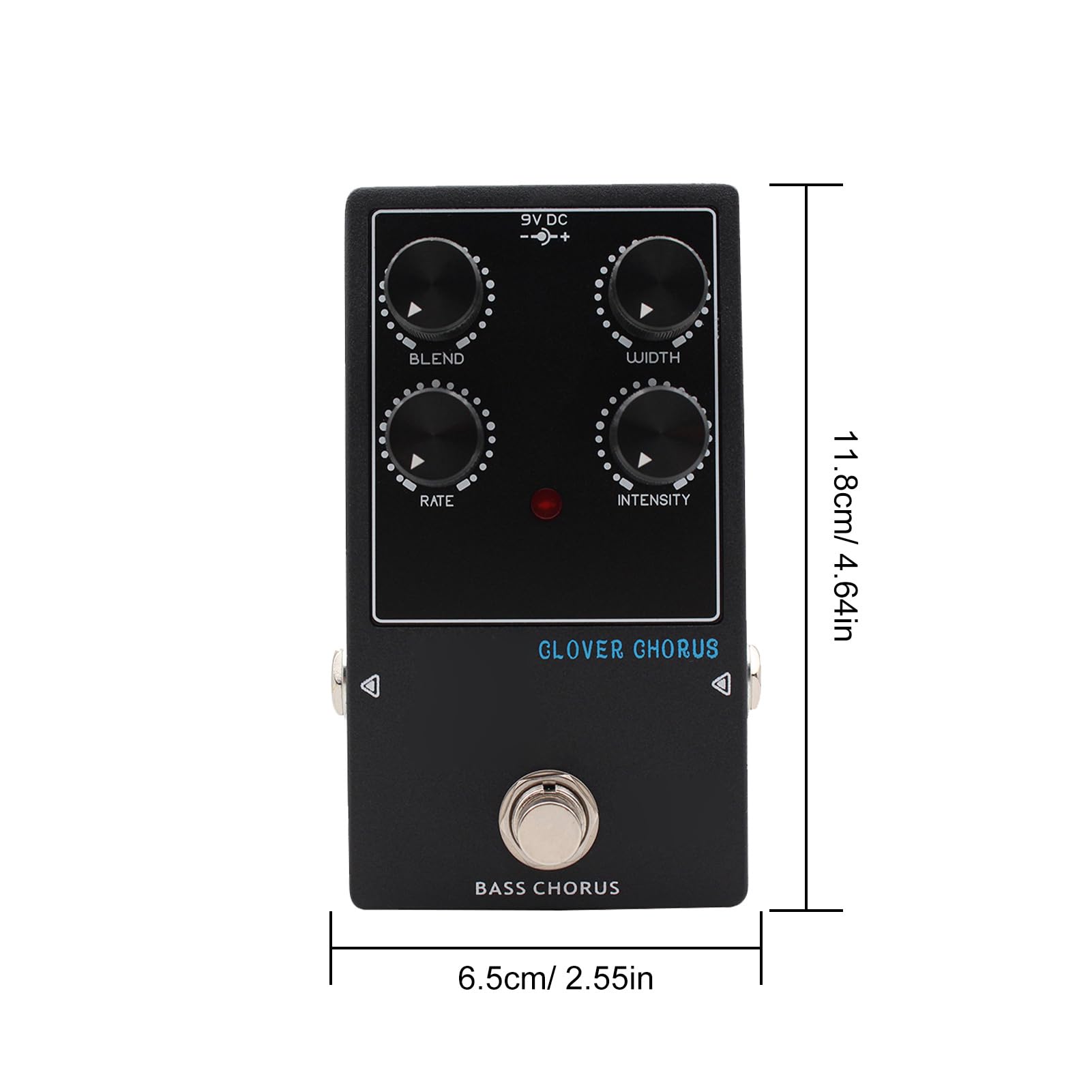 Generic Pedał Gitarowy Chorus, Technologia Analog Bucket Brigades, pedał Efektów Gitarowych True Bypass z funkcją Mieszania, szerokość Intensywności dla Gitary Basowej