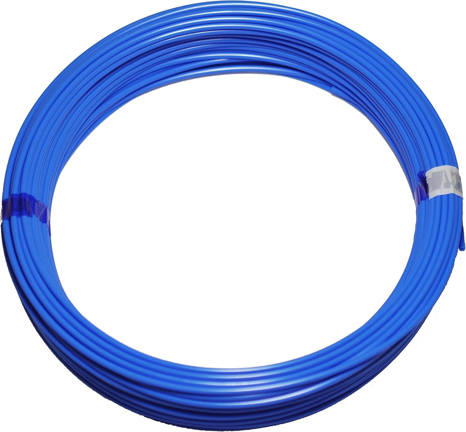 Tubo pneumatico in poliammide ad aria compressa PA 6 mm esterno rotolo da 50 m, colore: blu