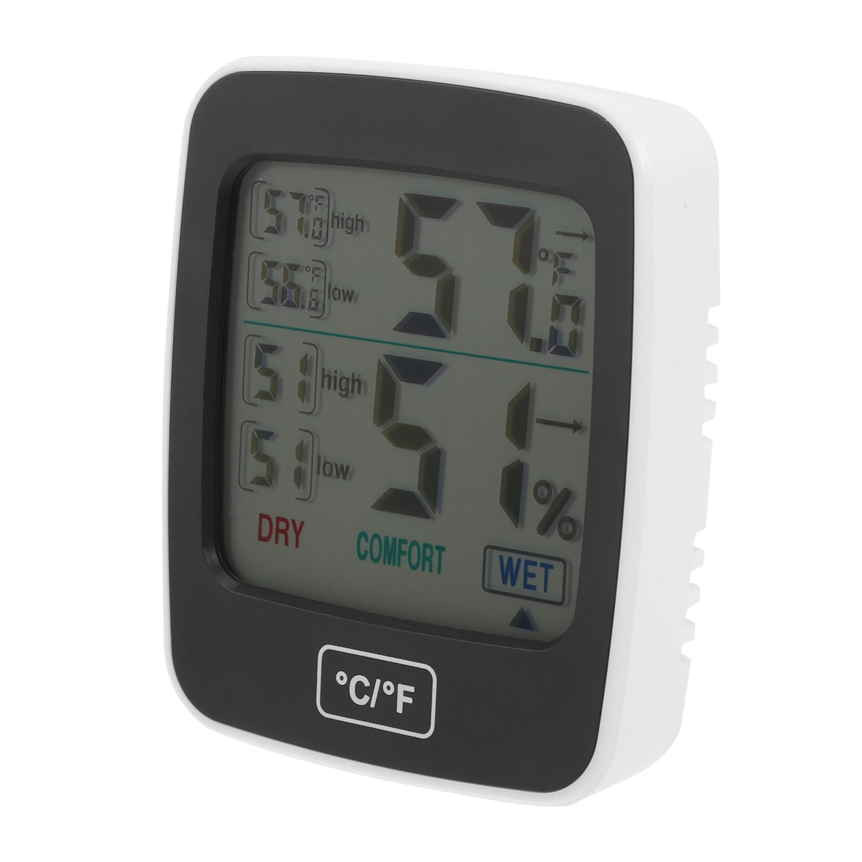 HANABASS Digital Indoor Thermometer Hygrometer Compact Temperature and Humidity Gauge for Rooms Offices and Public Spaces High Accuracy with Data Reset Function