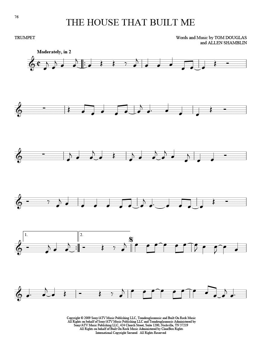 101 hit songs - trompette, cornet ou bugle: Trumpet