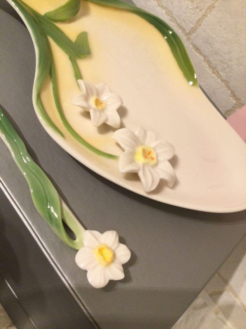 Amazon | 華麗なる花コレクション カップ ソーサー 立体花 ティー