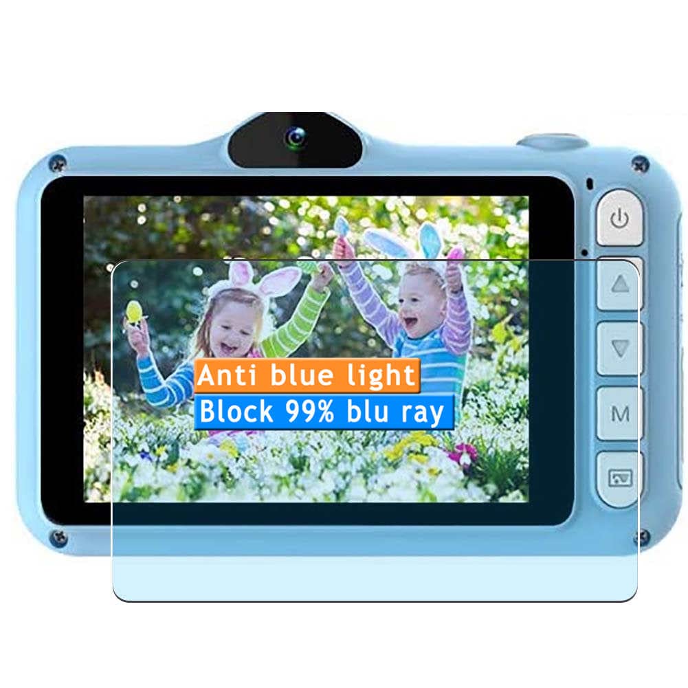 3-Pack Anti Blue Light Screen Protector, compatible with ITSHINY S103 Kids Digital Camera TPU Film Protectors Sticker [ Not Tempered Glass ]