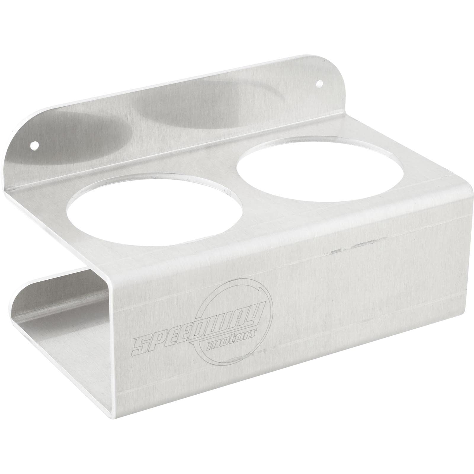 Wall Mount Cup, Can, and Bottle Holder, Aluminum, 3 Inch Holes