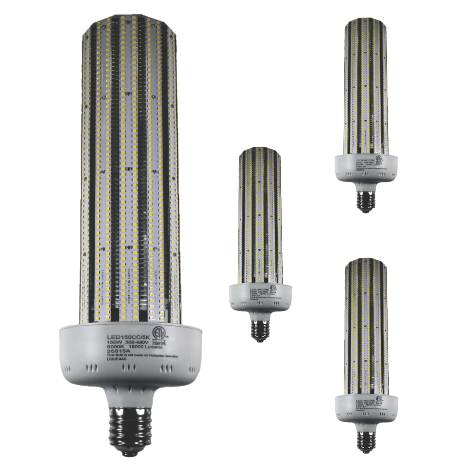 Diodesy- LED Corn Cob Post Top Bright Light Bulb 150W E39 Mogul Base 5000K Bright White 18 000