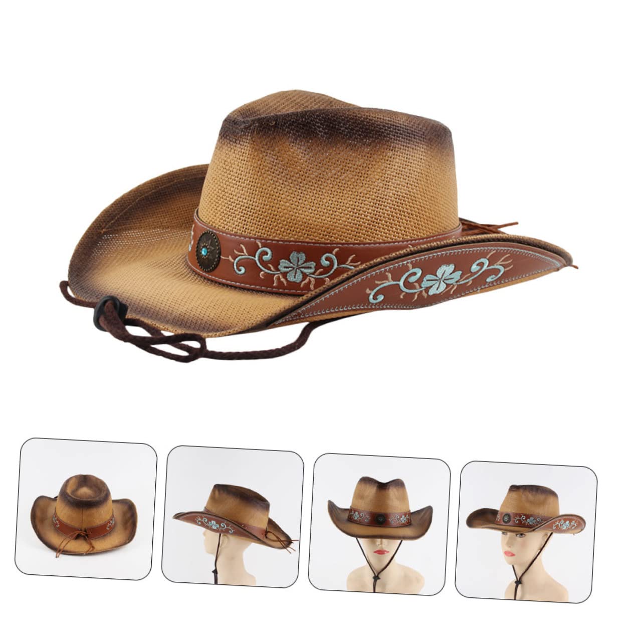 Beaupretty 2 Piezas Sombrero de Mujer con Ancha Sombrero de Sol Protector UV Vacaciones y Actividades Aire