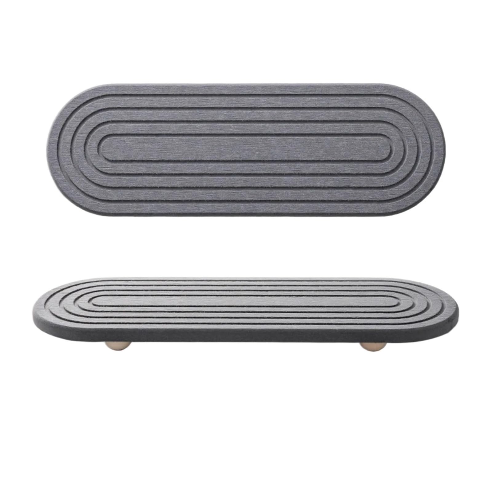 Non Slip Diatom Mud Sink Tray Diatomaceous ，Compatible For Instant， Dry Moisture Wicking Tray Molds Resistant Draining Board Bathroom