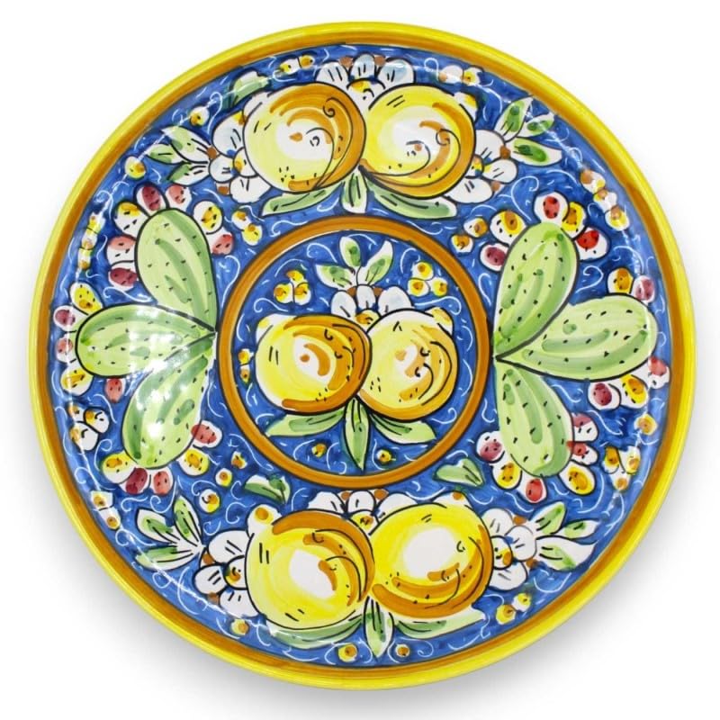 Plato Ornamental de cerámica Caltagirone Ø 30 cm SICILIA BEDDA CAPACI 6 Opciones de decoración