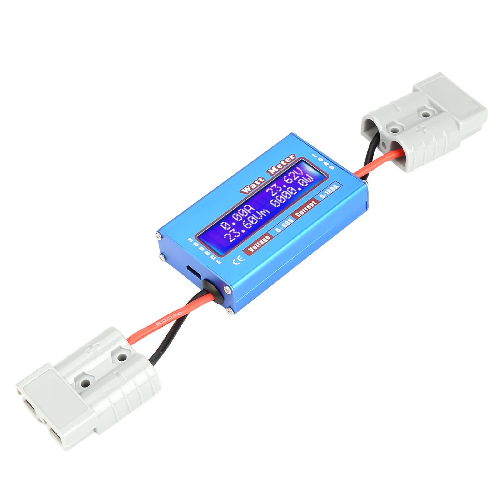 Wattmeter 0-100A 0-60V DC Leistungsanalysator Hochpräzises Watt Volt Ampere-Energiemessgerät-Analysatorwerkzeug
