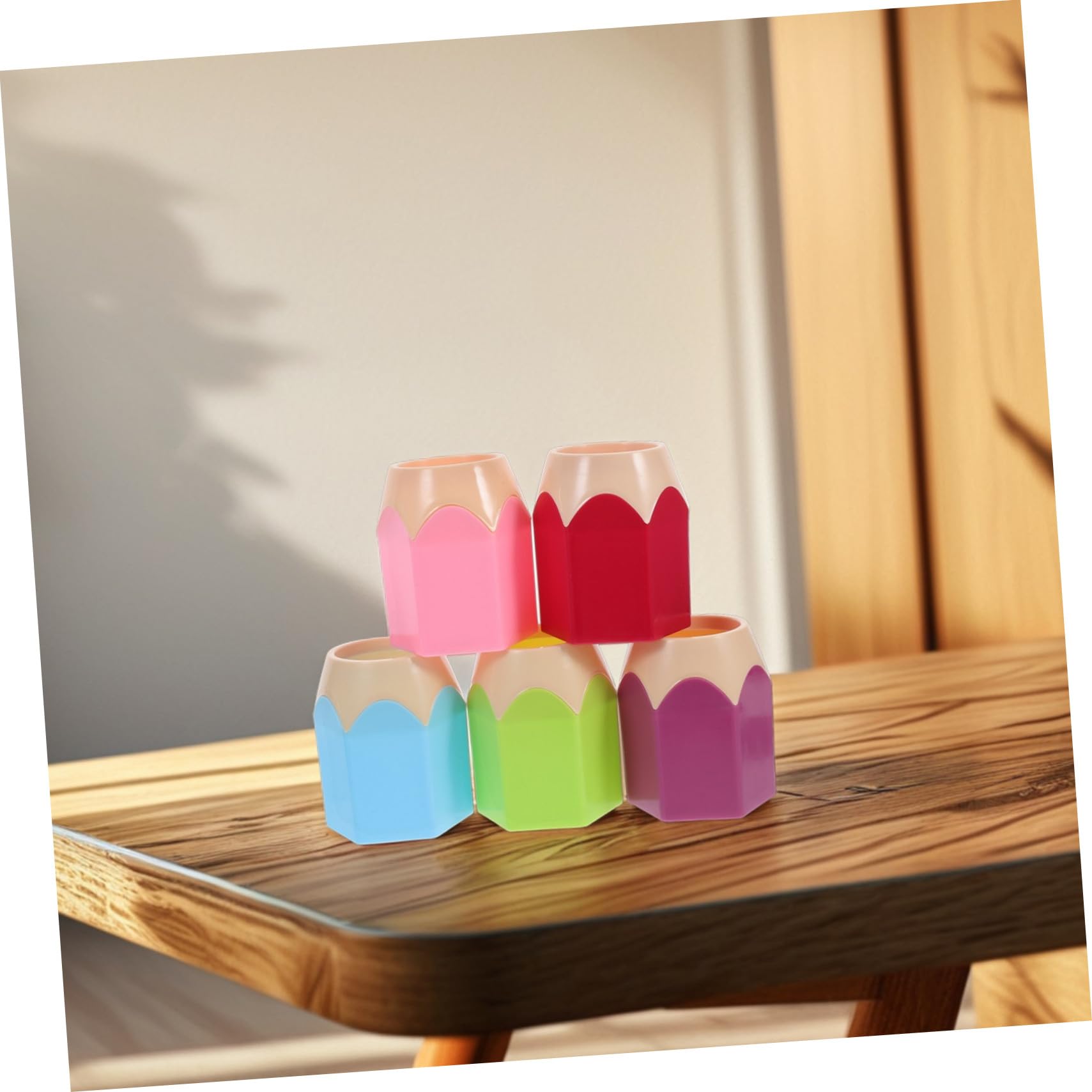 15 Stk. Teiliges Stiftehalter Robustem Bunter Mehrfarb-organizer für Bleistifte Makeup-pinsel und Kosmetik Praktischer Schreibtisch-behälter für Schüler und Künstler Vielseitiger