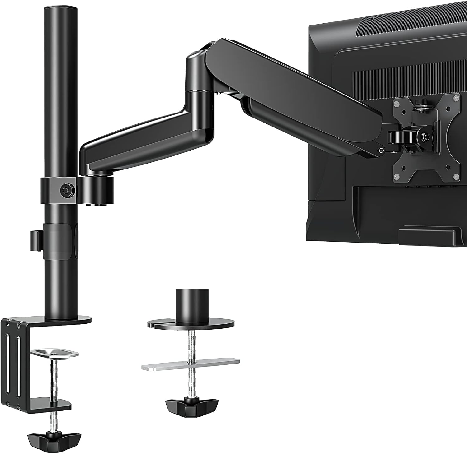 Amazon.co.jp MOUNT PRO シングルモニターデスクマウント 1332インチのコンピュータースクリーン用 高さ調節可能な