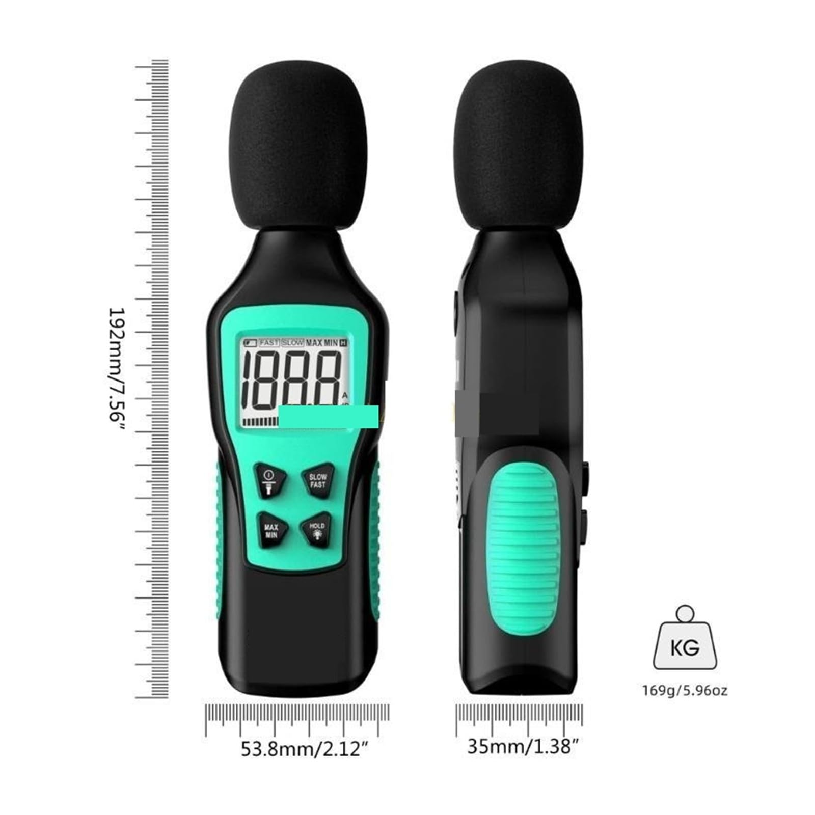 Miernik decybeli, Miernik hałasu 30~130dB poziomu dźwięku decybeli