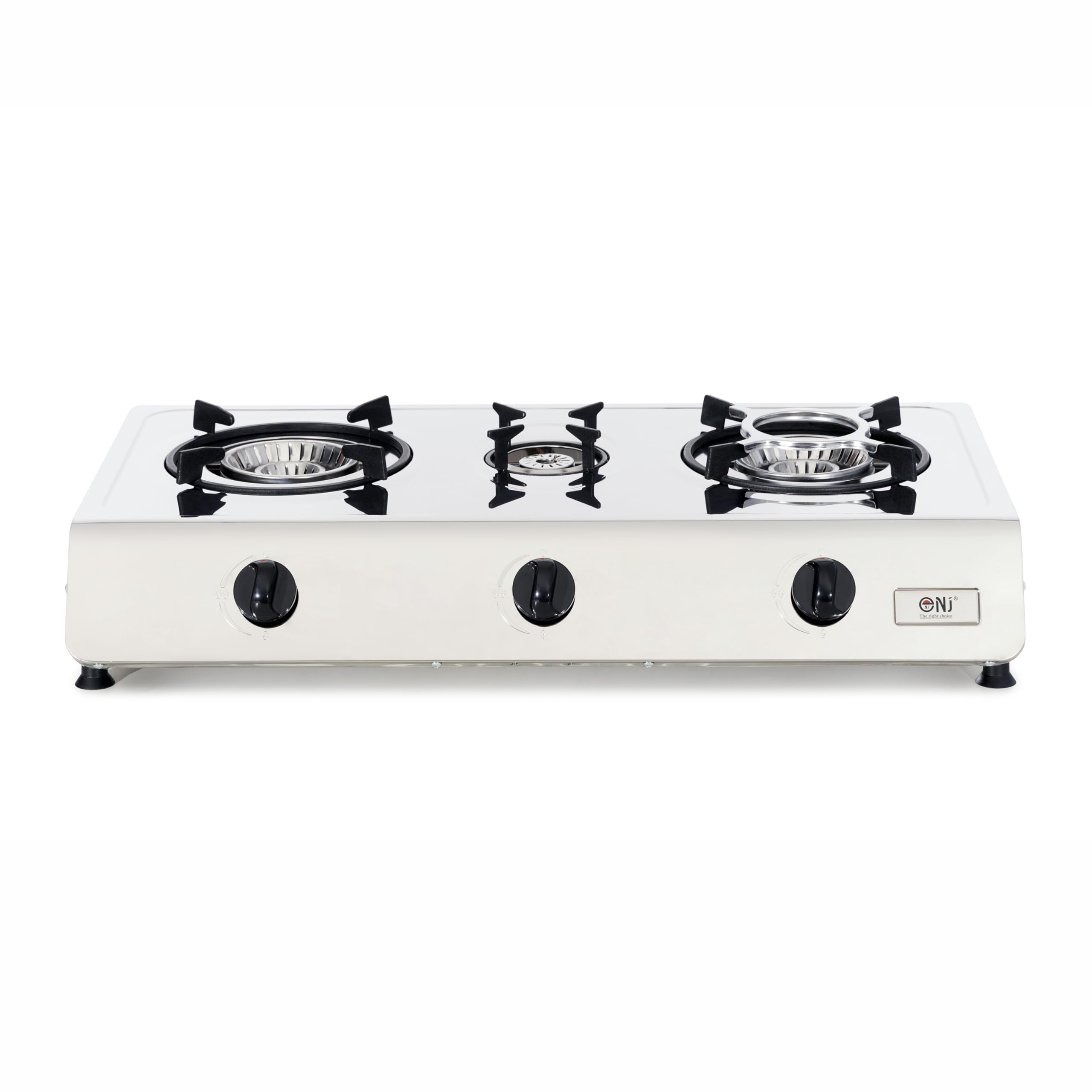 Fornello a gas per interni NJ-3SD - 3 fuochi GPL fornello portatile piano cottura