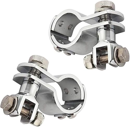 Miniatura 4 de Estribos de motocicleta 32mm con barra de protección contra choques para abrazaderas de estribos de autopista, adaptador de soportes del protector