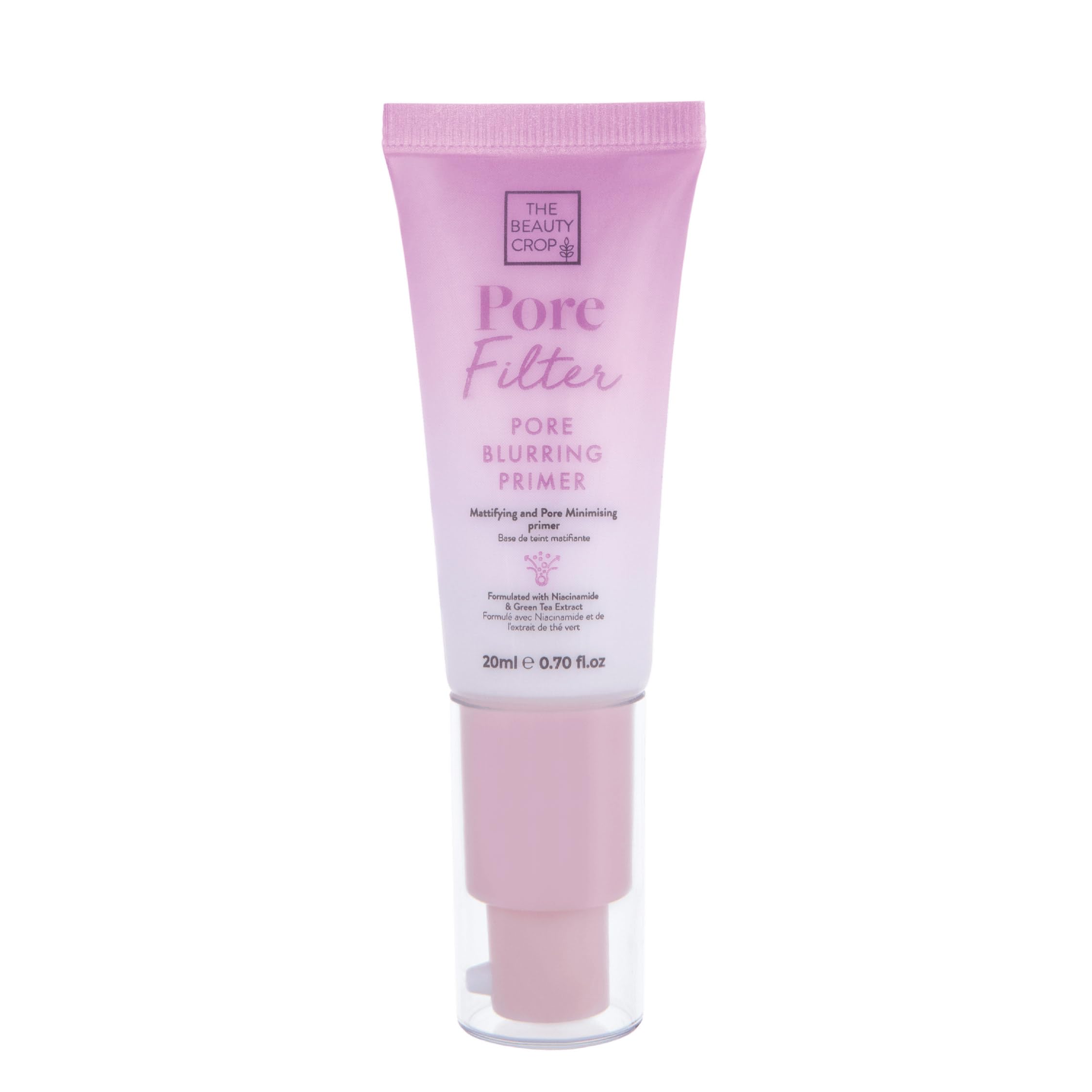 The Beauty Crop PoreFilter Pore Blurring Primer, Soft-Focus, Oil Control, Shine-Free Pore Minimising, For Oily Skin