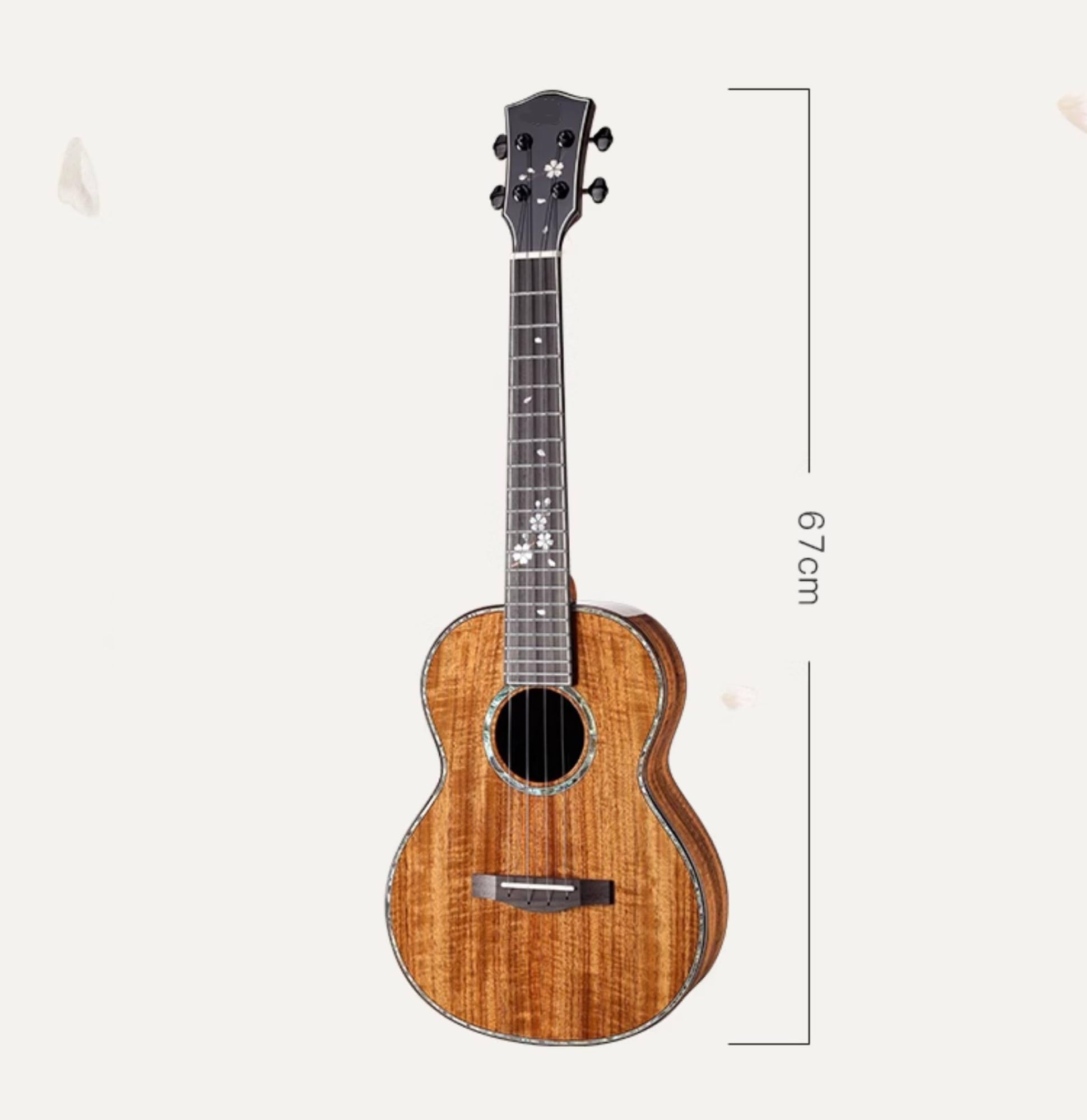 Profesjonalne Ukulele Solid Acacia Ukulele 26 Cali Tenor (mała Gitara W Stylu Hawajskim)