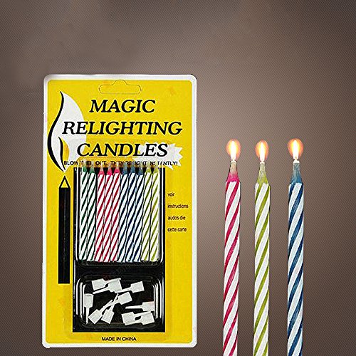 30 Pieces (3 Pack ) Magic Relighting Birthday Candles Amazon.in Home