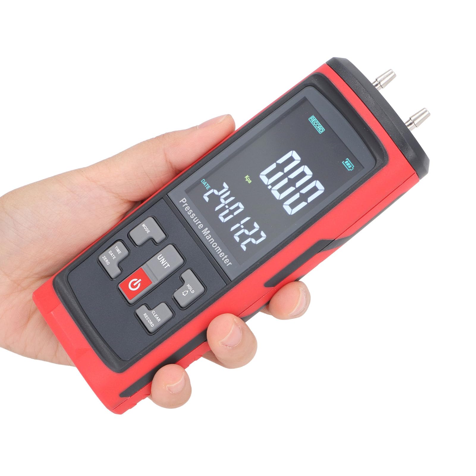 Digital Pressure Manometer with Data Recording Differential Pressure for Chemical Metallurgy ±4KPa