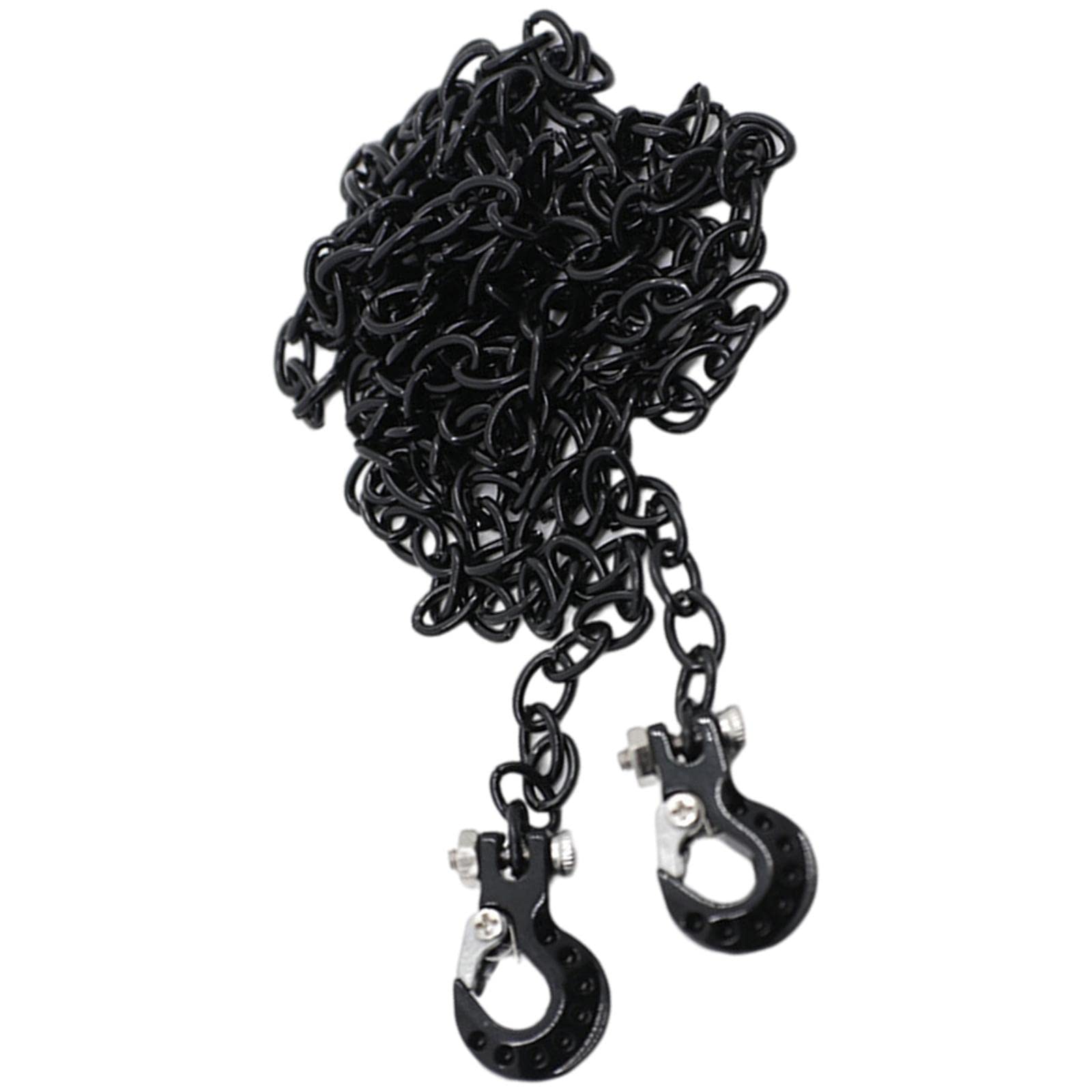 Tow Chain with Trailer Hook for Rc Crawler Hobby Model Vehicles Replacement Black-picture-24