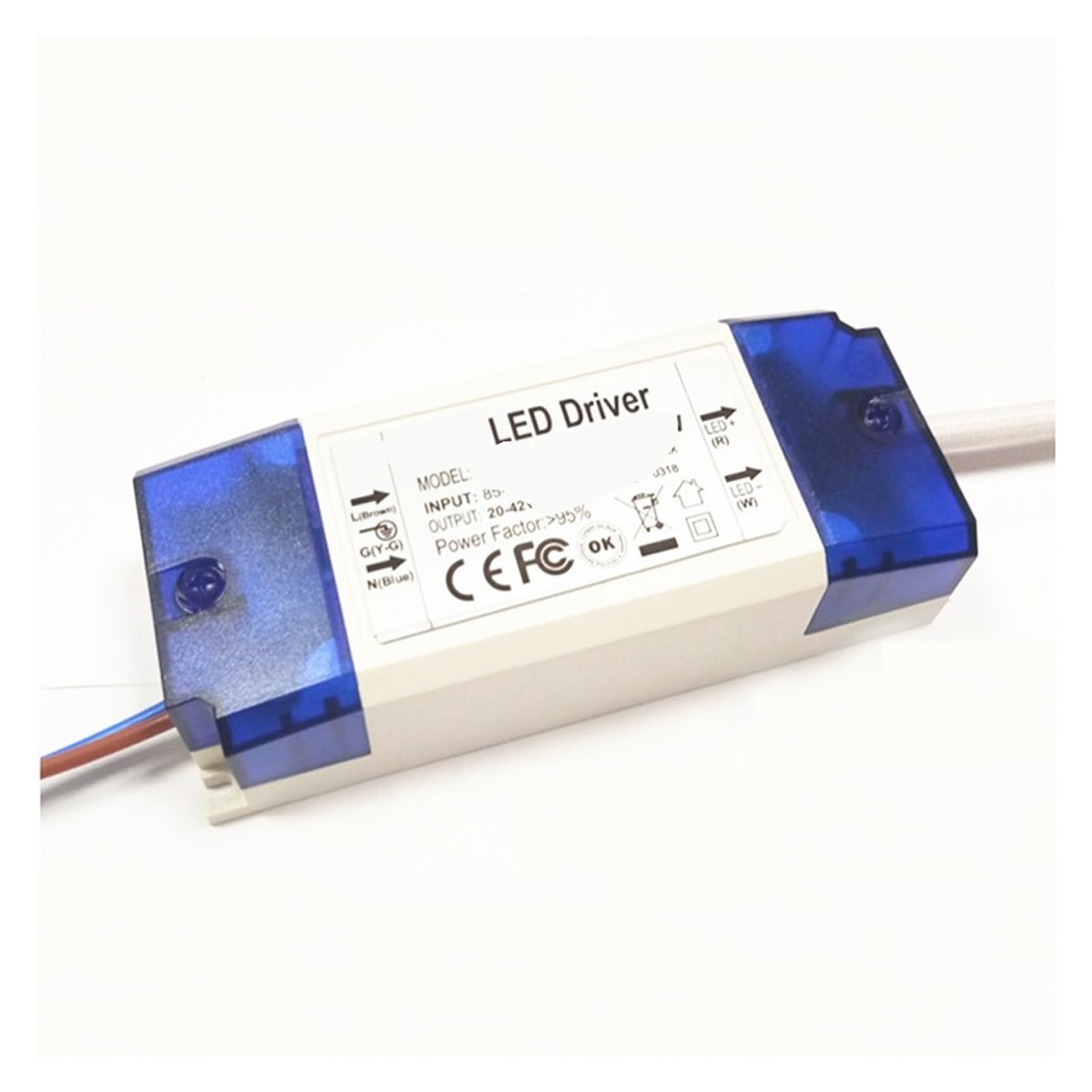 Pilote LED 6-12x3W 950mA transformateur étanche pour éclairage de jardin