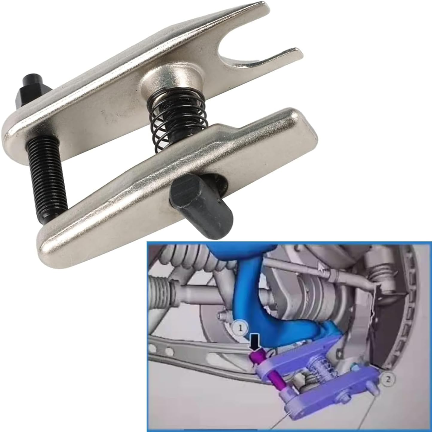 32mm Ball Joint Separator Tie Rod End Removal Puller for Audi Benz Mazda