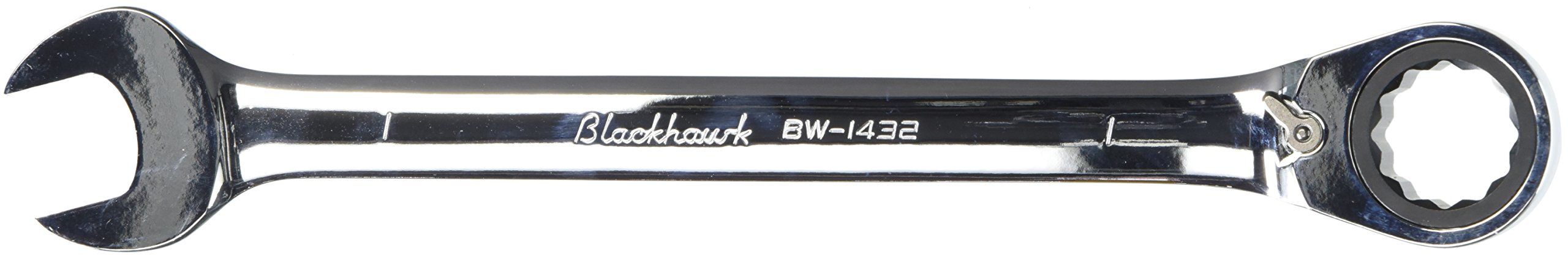 Blackhawk Proto 12 Point Reversible Ratcheting Wrench - 1 Inch Full Polish Finish