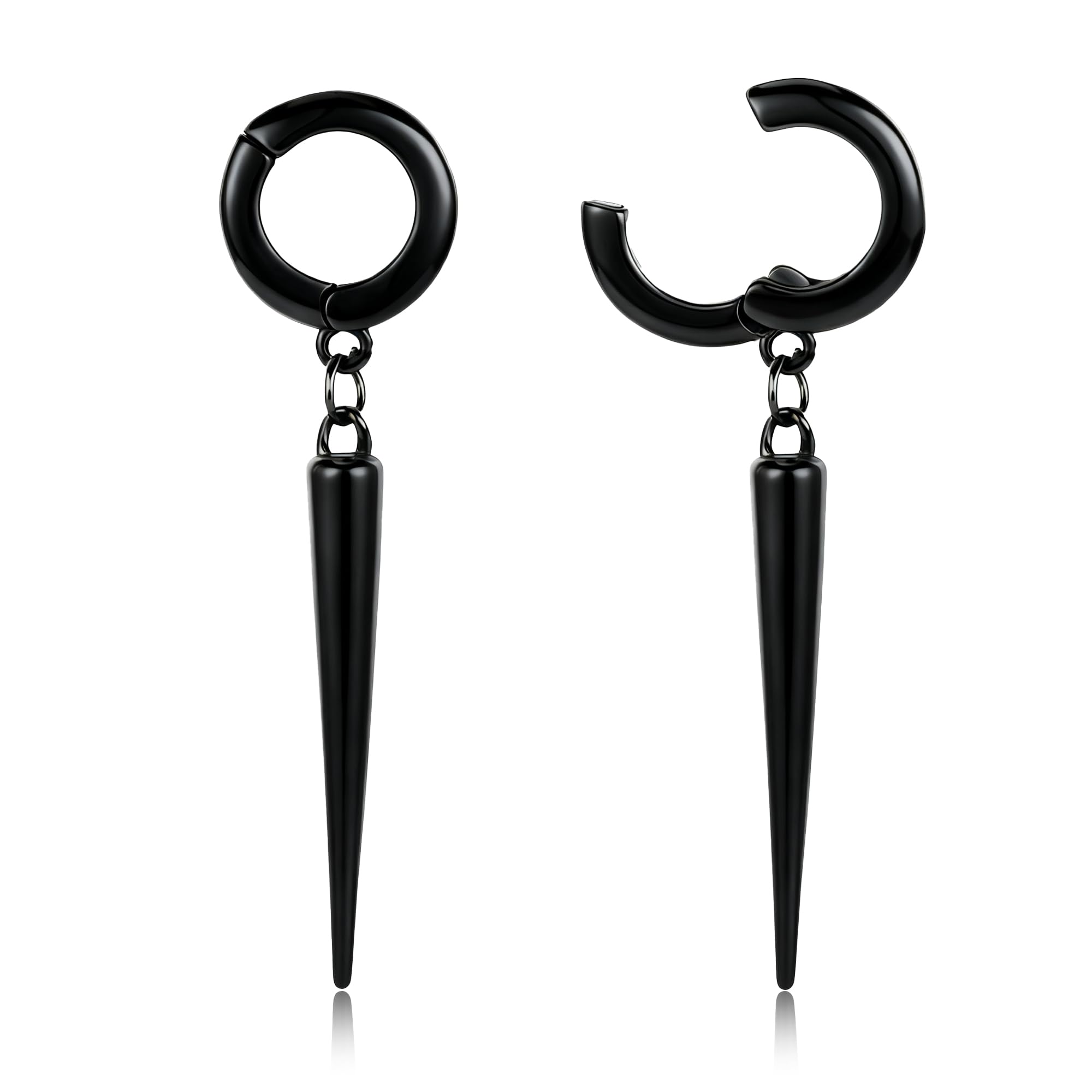 Vankula Pesos Orejas 1 Pare Dilataciones Oreja Expansaor Aro acero inoxidable Oreja piercing de joyería para Mujer Hombre 4mm 6mm