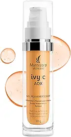 Gel Rejuvenescedor Facial Ivy C AOX - 30g - Fórmula com Vitamina C e Ácido Hialurônico - Auxilia a Reduzir Linhas e Rugas Finas - Textura Leve - Mantecorp