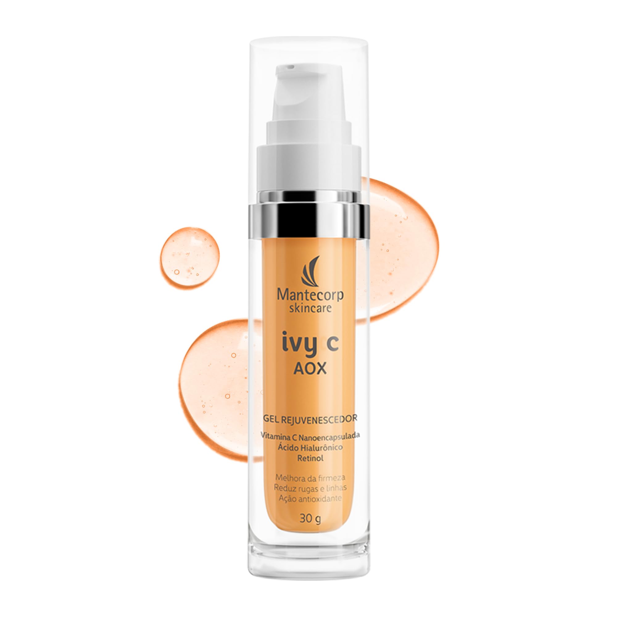 MANTECORP - Gel Rejuvenescedor Facial Ivy C AOX - Vitamina C Pura ...