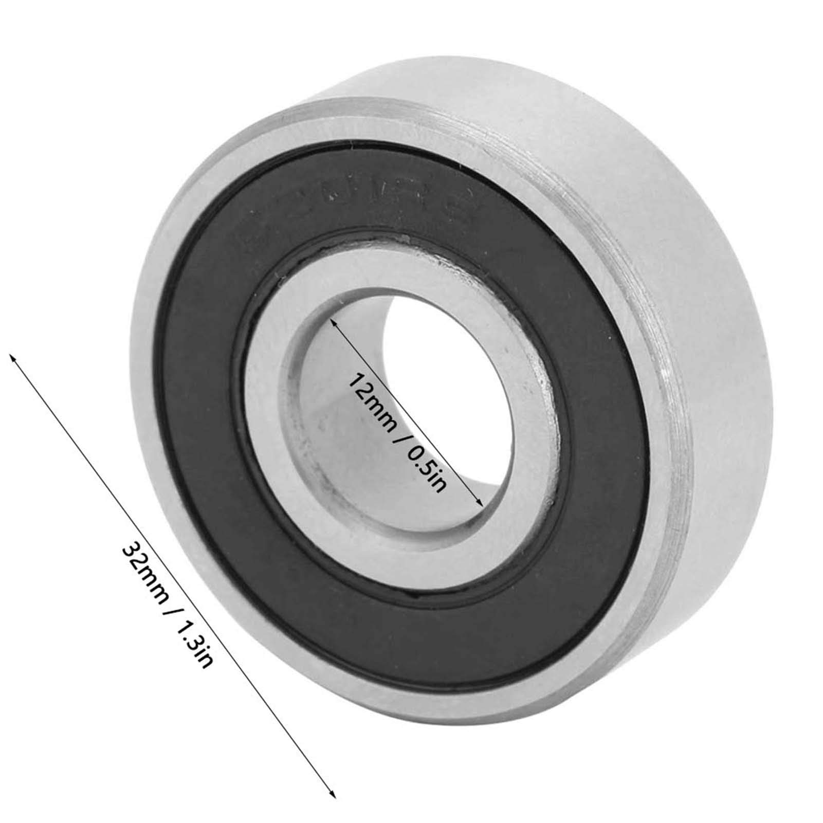 10 Stück Rillenkugellager 6206RS, 30x62x16mm – Einseitig Abgedichtet, Vorgeschmiert Für Geringen Geräuschpegel