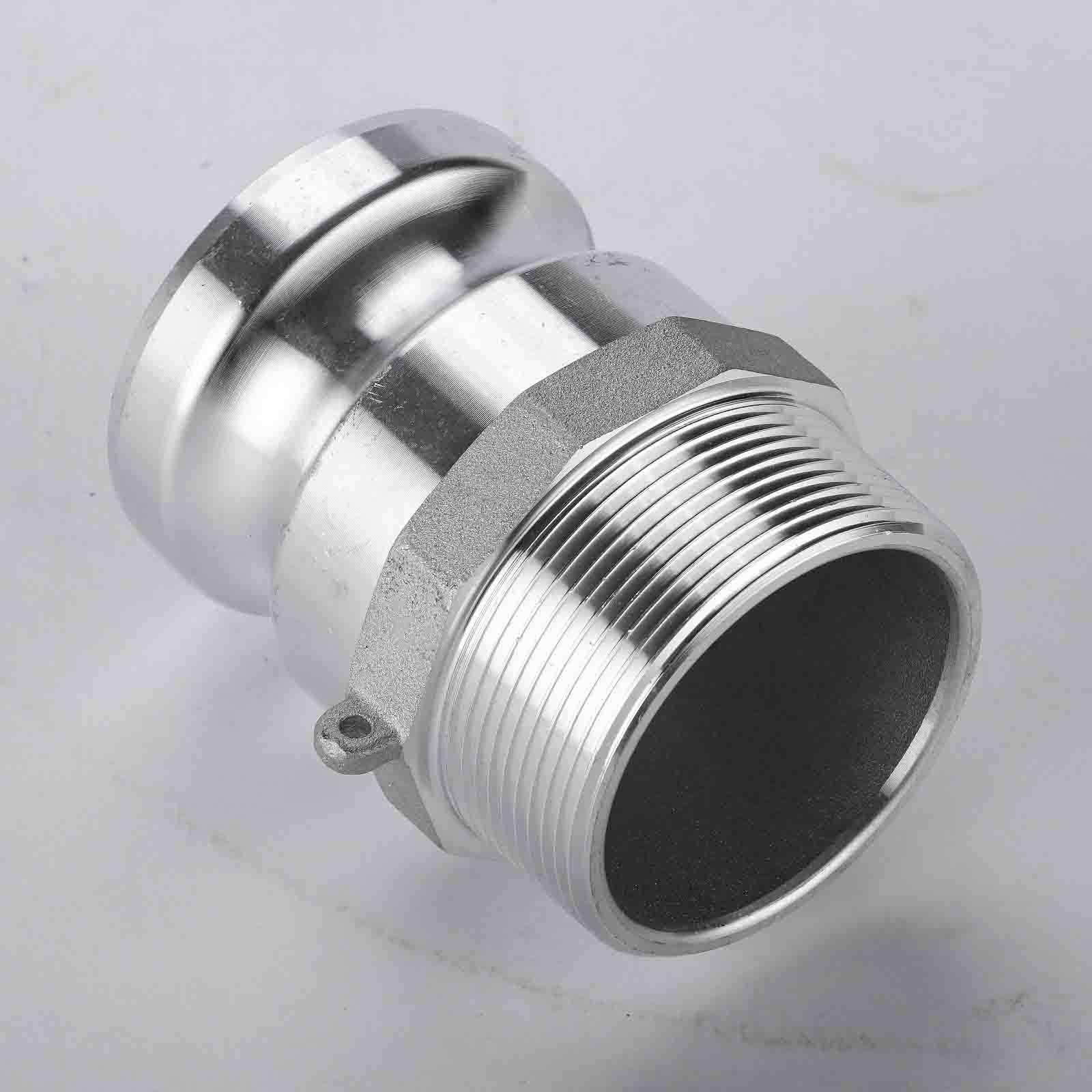 Acoplamientos de ranura de leva tipo F de 2 pulgadas, accesorios de manguera Camlock, acoplamientos de tubería (2 pulgadas-F200-2 piezas)
