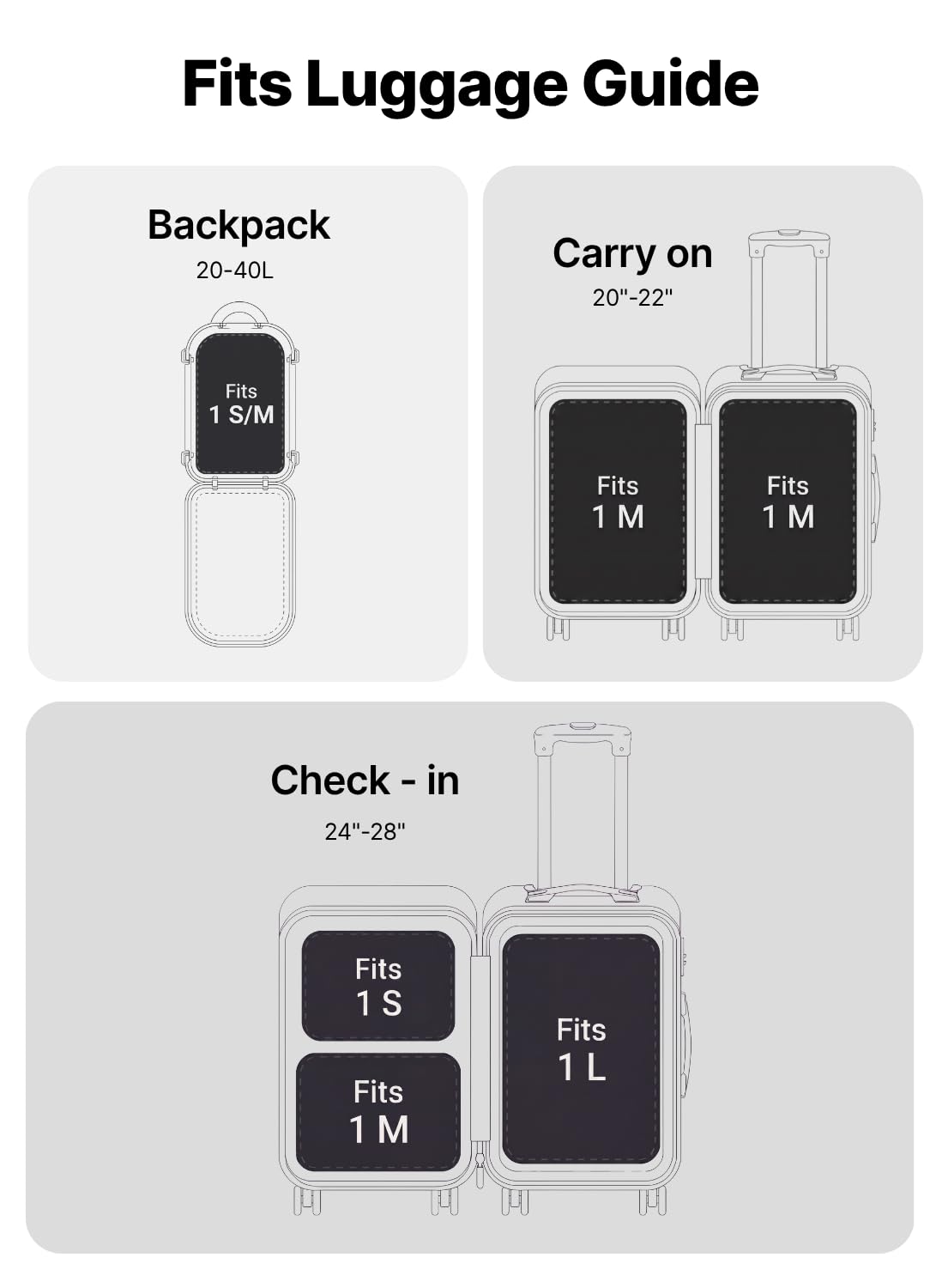 Lot de 3 sacs sous vide pour voyage avec pompe sans fil, fermeture éclair ouverte à 180°, étanchéité IP67, sacs de compression réutilisables pour sac à dos, valise, rangement à la maison (lot de